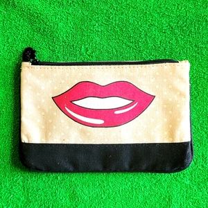 IPSY Lips Cosmetic Bag